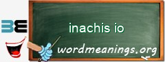 WordMeaning blackboard for inachis io